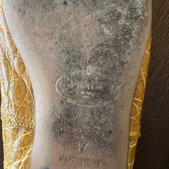 Prada Crocodile Flats - Picture 5 of 5